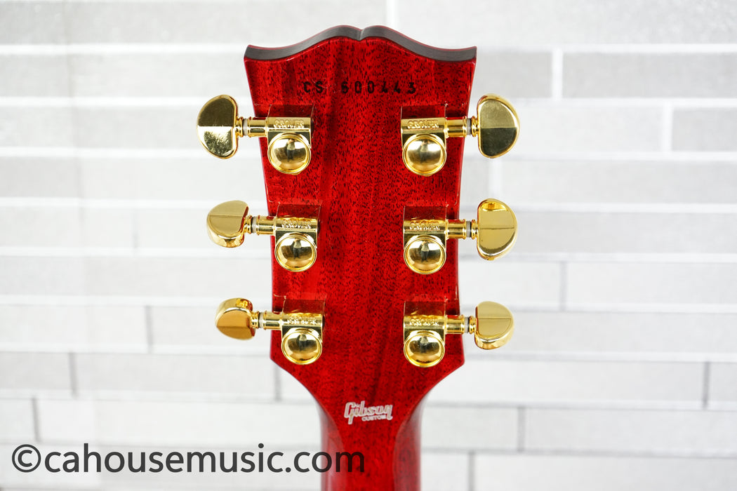 Gibson Custom Shop Les Paul Custom Figured Electric Guitar - Red Widow