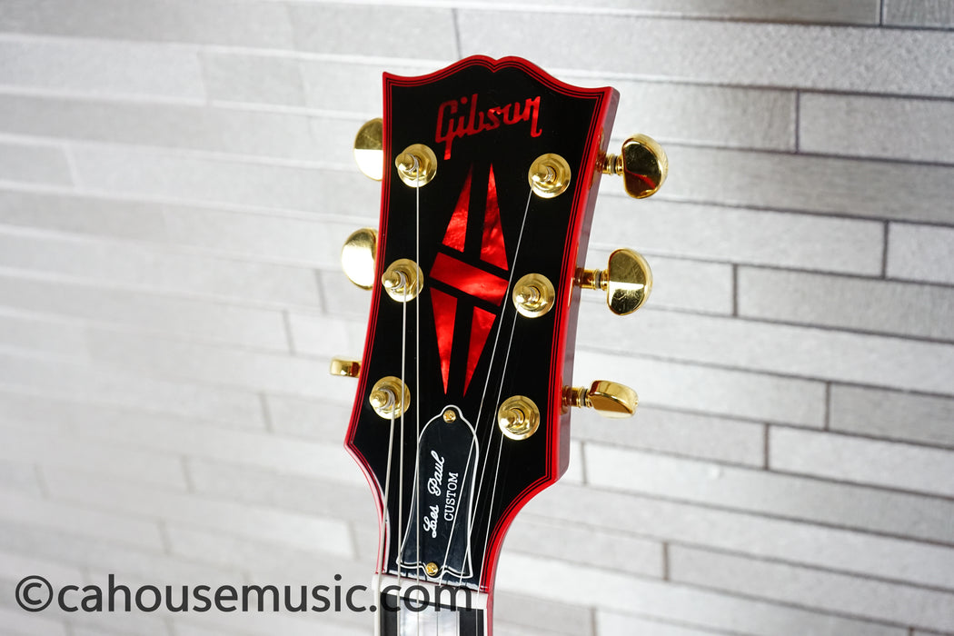 Gibson Custom Shop Les Paul Custom Figured 7A Quilt Top Electric Guitar - Red Widow