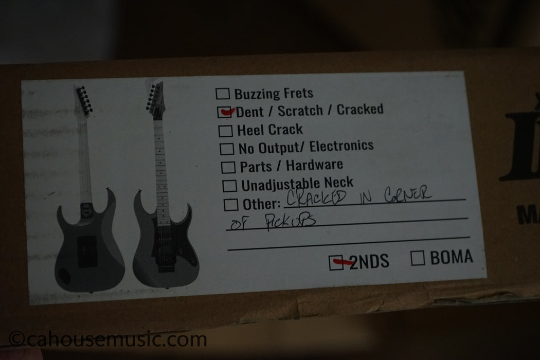 Ibanez GRX70QAL Left-Handed Electric Guitar Transparent Blue Burst B-Stock