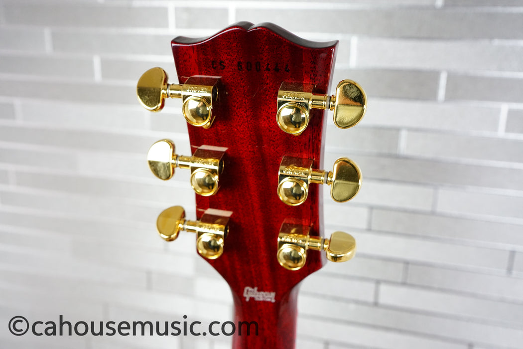 Gibson Custom Shop Les Paul Custom Figured 7A Quilt Top Electric Guitar - Red Widow