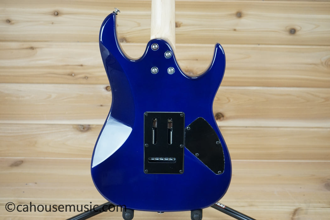 Ibanez GRX70QAL Left-Handed Electric Guitar Transparent Blue Burst B-Stock