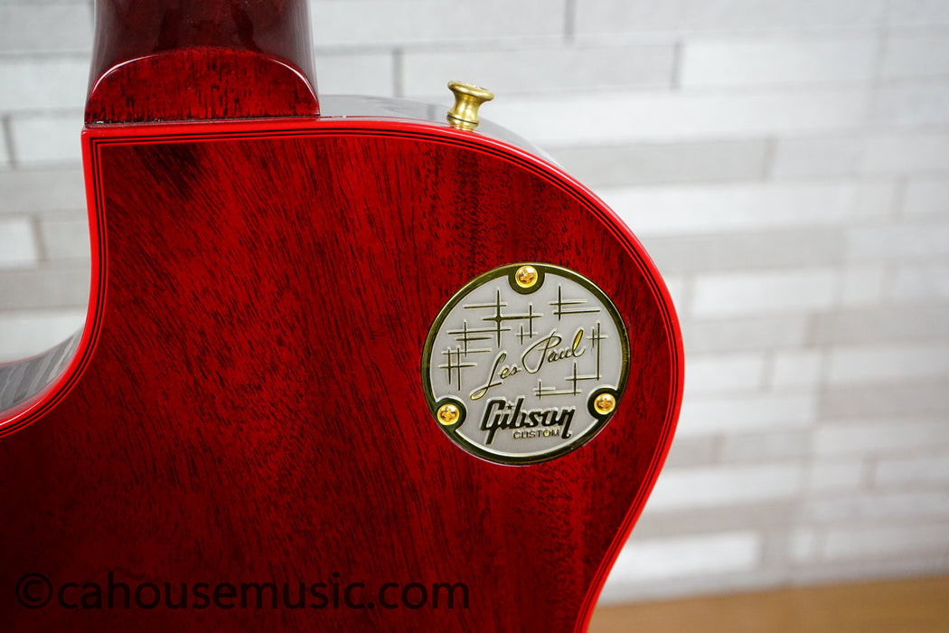 Gibson Custom Shop Les Paul Custom Figured 7A Quilt Top Electric Guitar - Red Widow