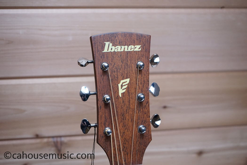 Ibanez PN12MHE Parlor Acoustic-Electric Guitar Open Pore Natural