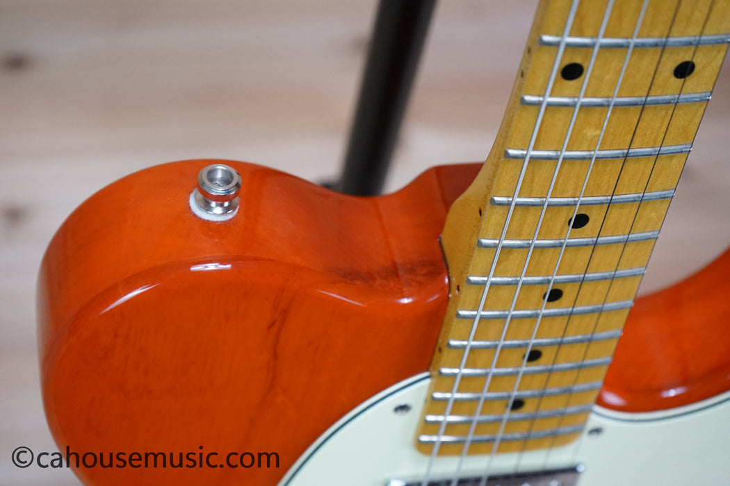 G&L Tribute ASAT Classic Bluesboy Semi-Hollow Electric Guitar Clear Orange Used