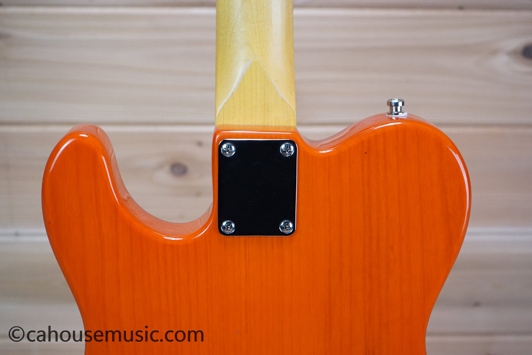G&L Tribute ASAT Classic Bluesboy Semi-Hollow Electric Guitar Clear Orange Used