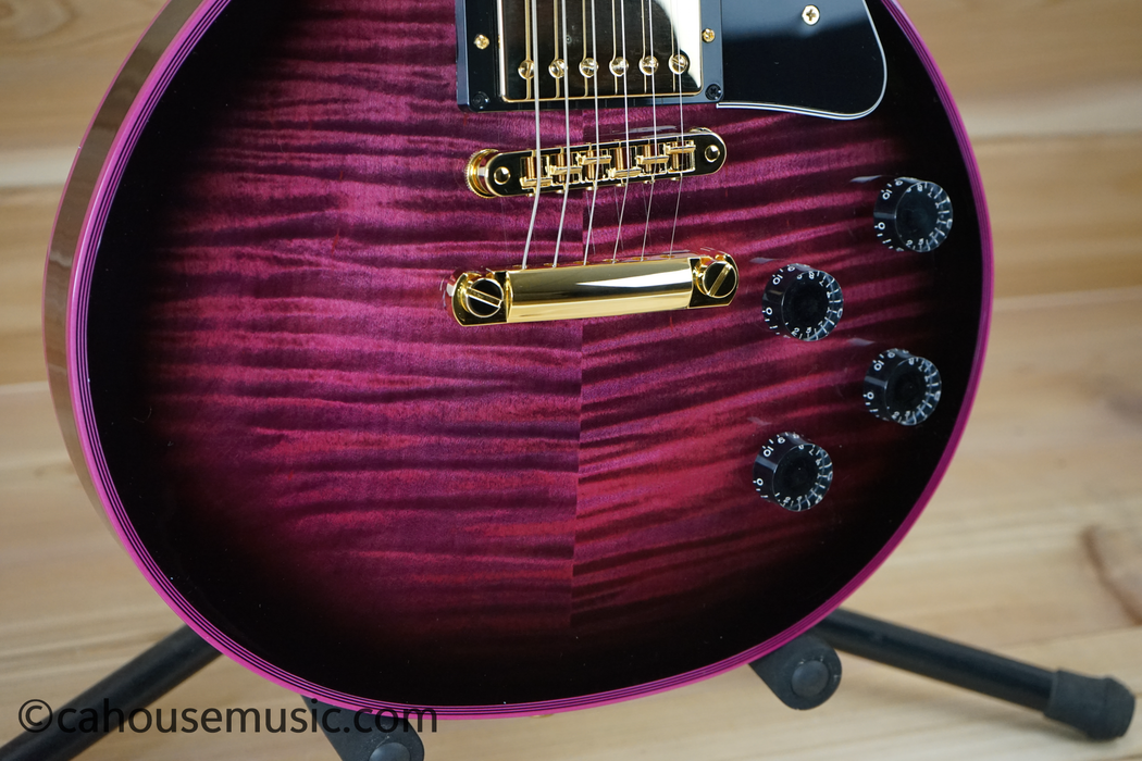 Gibson Custom Shop Made 2 Measure Les Paul Custom Figured Pink Widow Electric Guitar