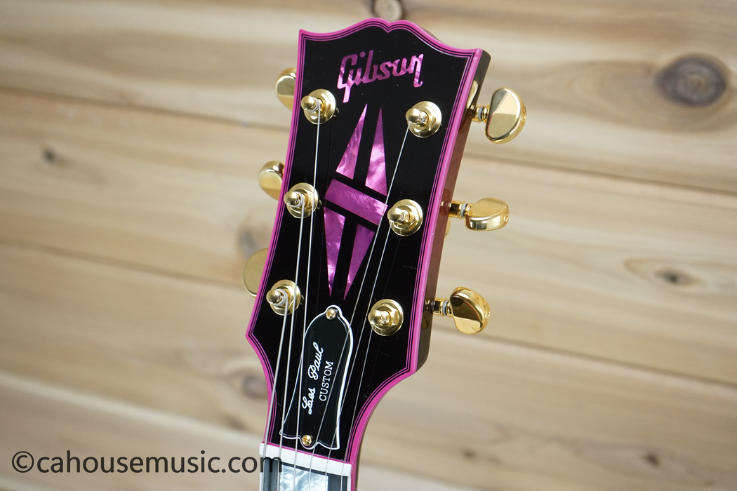 Gibson Custom Shop Made 2 Measure Les Paul Custom Figured Pink Widow Electric Guitar
