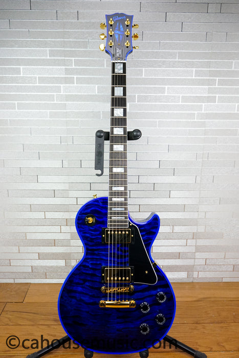 Gibson Custom Shop Special Order Les Paul Custom Figured 7A Quilt Top - Blue Widow