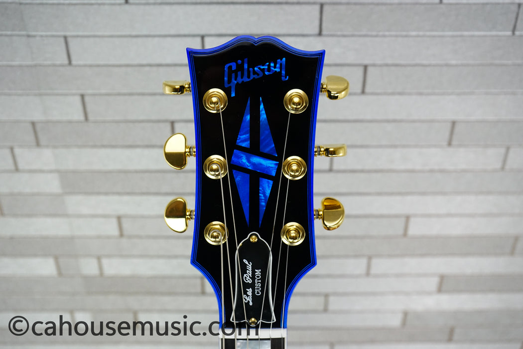 Gibson Custom Shop Special Order Les Paul Custom Figured 7A Quilt Top - Blue Widow