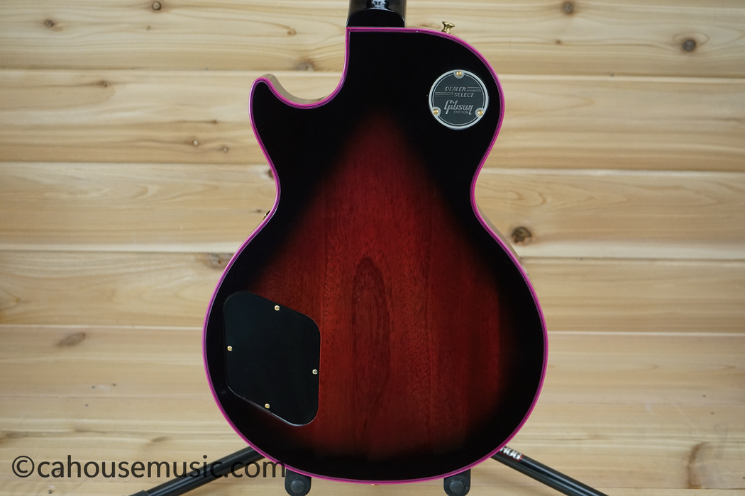 Gibson Custom Shop Made 2 Measure Les Paul Custom Figured Pink Widow Electric Guitar