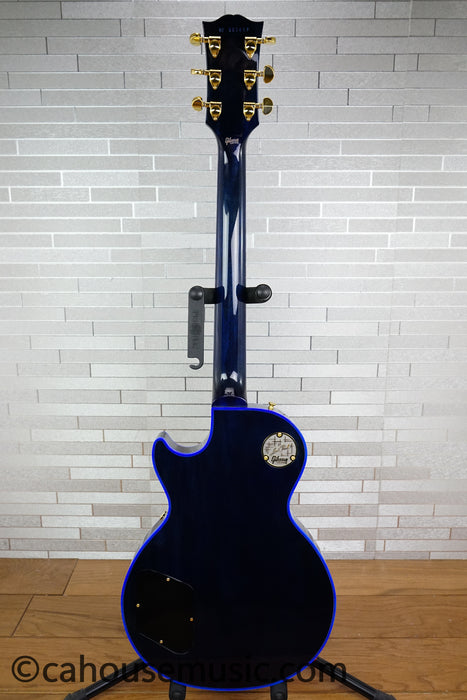 Gibson Custom Shop Special Order Les Paul Custom Figured 7A Quilt Top - Blue Widow