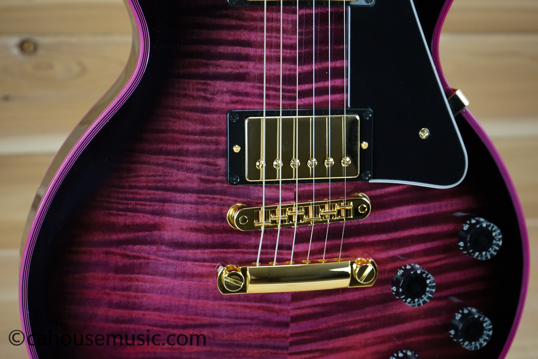 Gibson Custom Shop Made 2 Measure Les Paul Custom Figured Pink Widow Electric Guitar