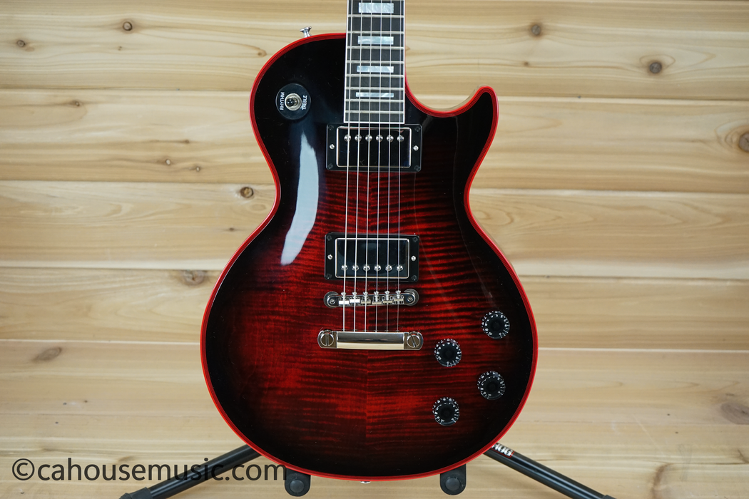Gibson Custom Shop Les Paul Axcess Custom Figured - Red Widow Burst Electric Guitar - 1 of 2