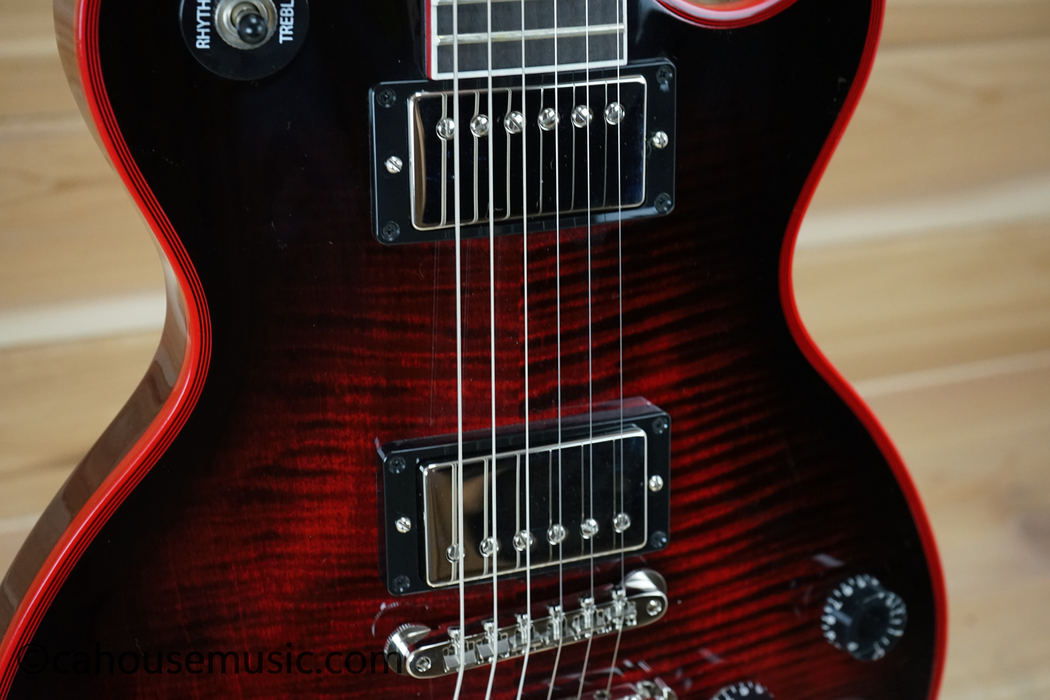 Gibson Custom Shop Les Paul Axcess Custom Figured - Red Widow Burst Electric Guitar - 1 of 2