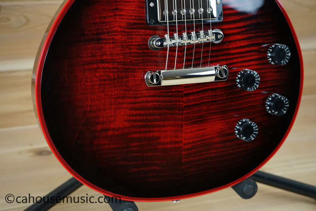 Gibson Custom Shop Les Paul Axcess Custom Figured - Red Widow Burst Electric Guitar - 1 of 2