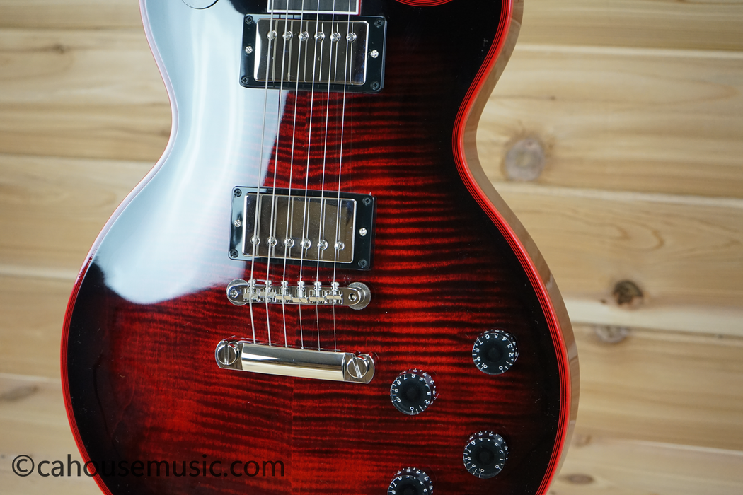 Gibson Custom Shop Les Paul Axcess Custom Figured - Red Widow Burst Electric Guitar - 1 of 2