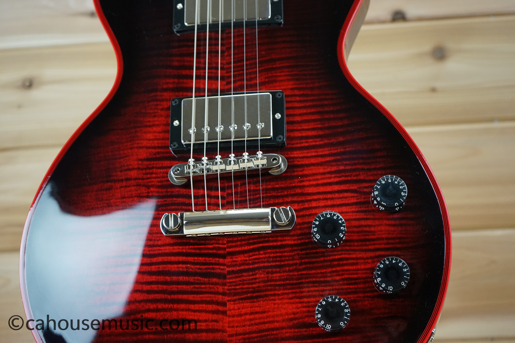 Gibson Custom Shop Les Paul Axcess Custom Figured - Red Widow Burst Electric Guitar - 1 of 2