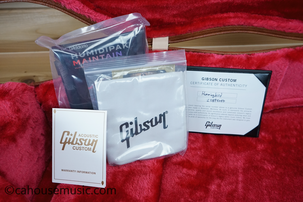 Gibson Hummingbird Custom Koa Acoustic Guitar - Honeyburst