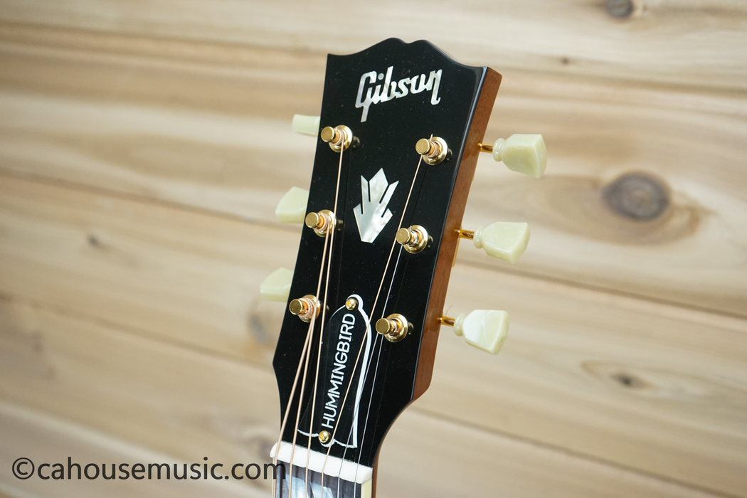Gibson Hummingbird Custom Koa Acoustic Guitar - Honeyburst