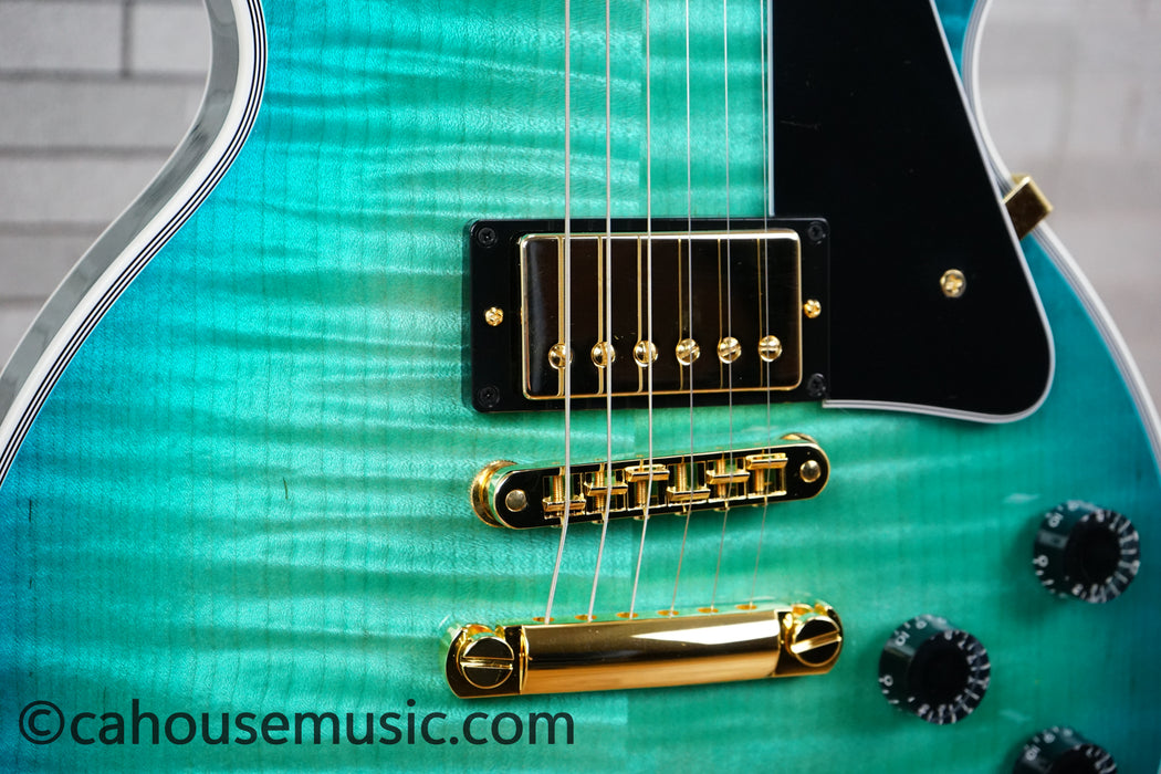 Gibson Custom Shop M2M Dealer Select Les Paul Custom – Opal Reef - Trogly Video - Electric Guitar (1 of 4)