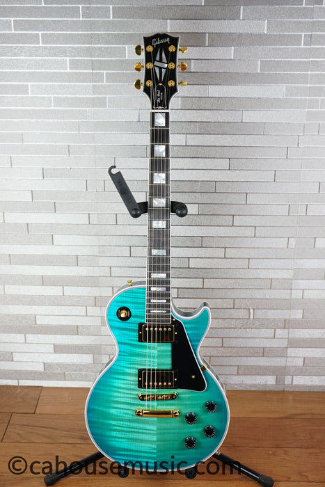 Gibson Custom Shop M2M Dealer Select Les Paul Custom – Opal Reef - Trogly Video - Electric Guitar (1 of 4)