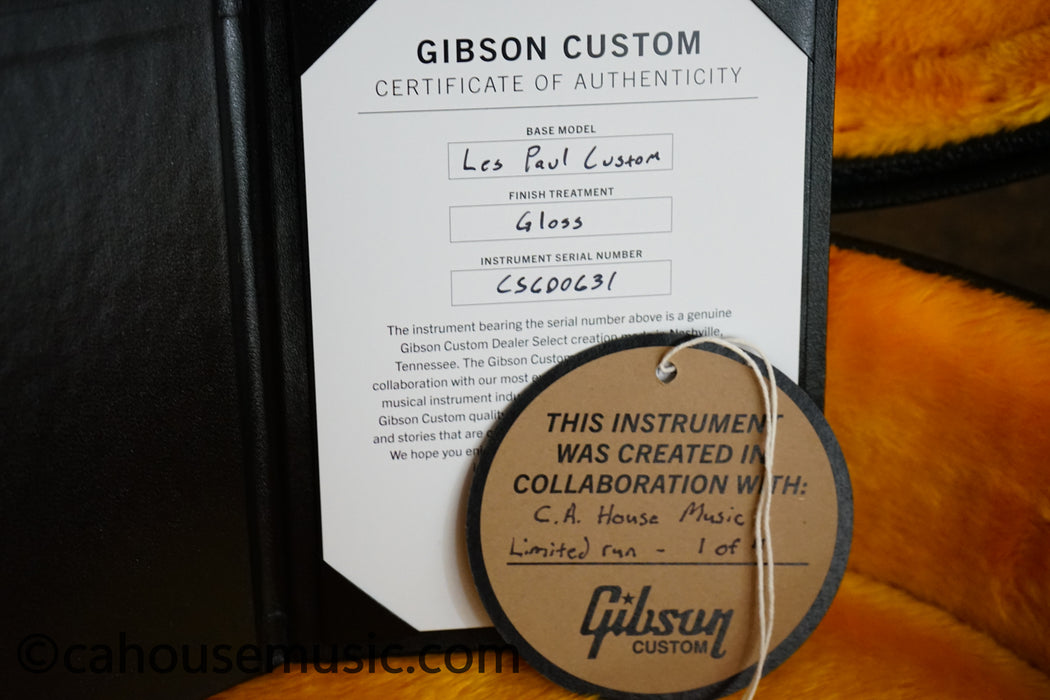 Gibson Custom Shop M2M Dealer Select Les Paul Custom – Opal Reef - Trogly Video - Electric Guitar (1 of 4)