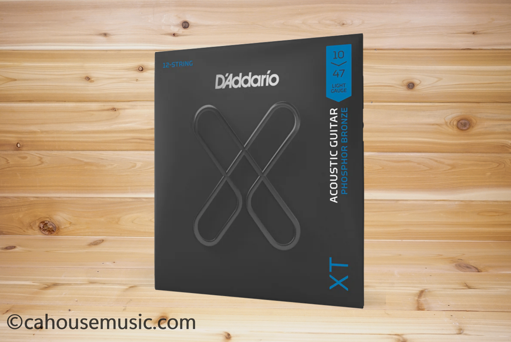 D'Addario XTAPB1047-12 XT Phosphor Bronze 12-String Acoustic Guitar Strings