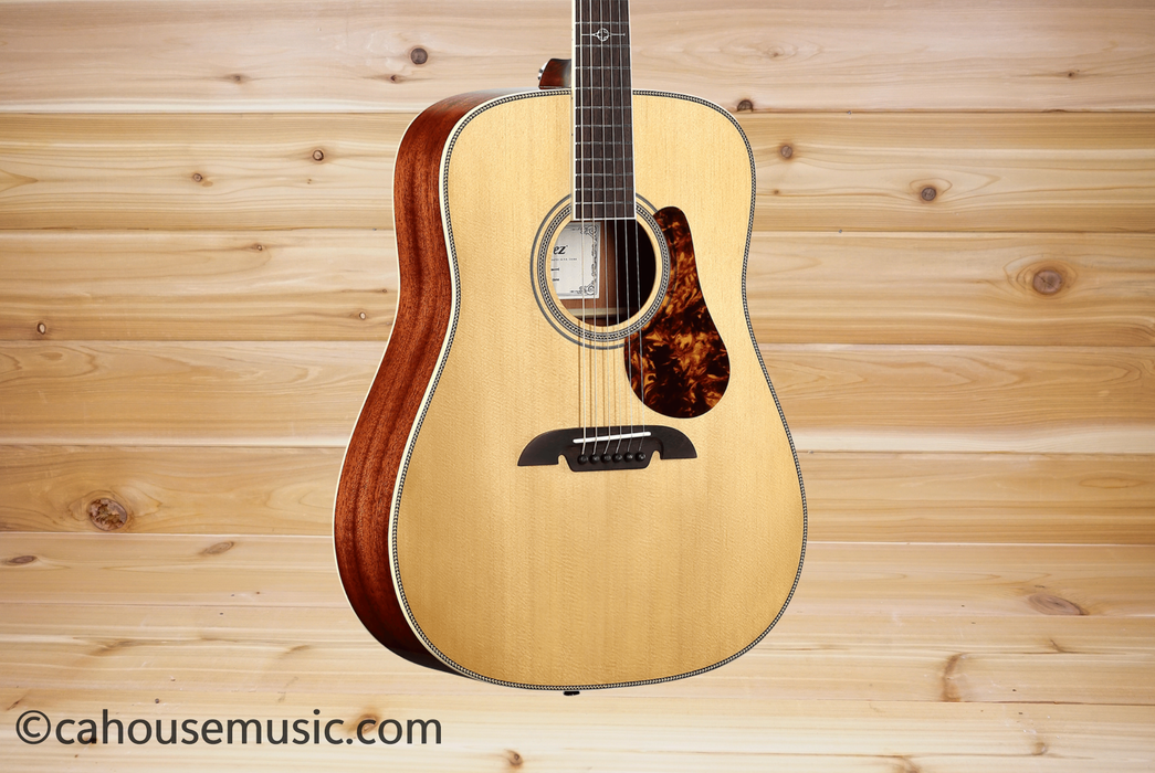 Alvarez MD60 Herringbone Masterworks Dreadnought Acoustic Guitar