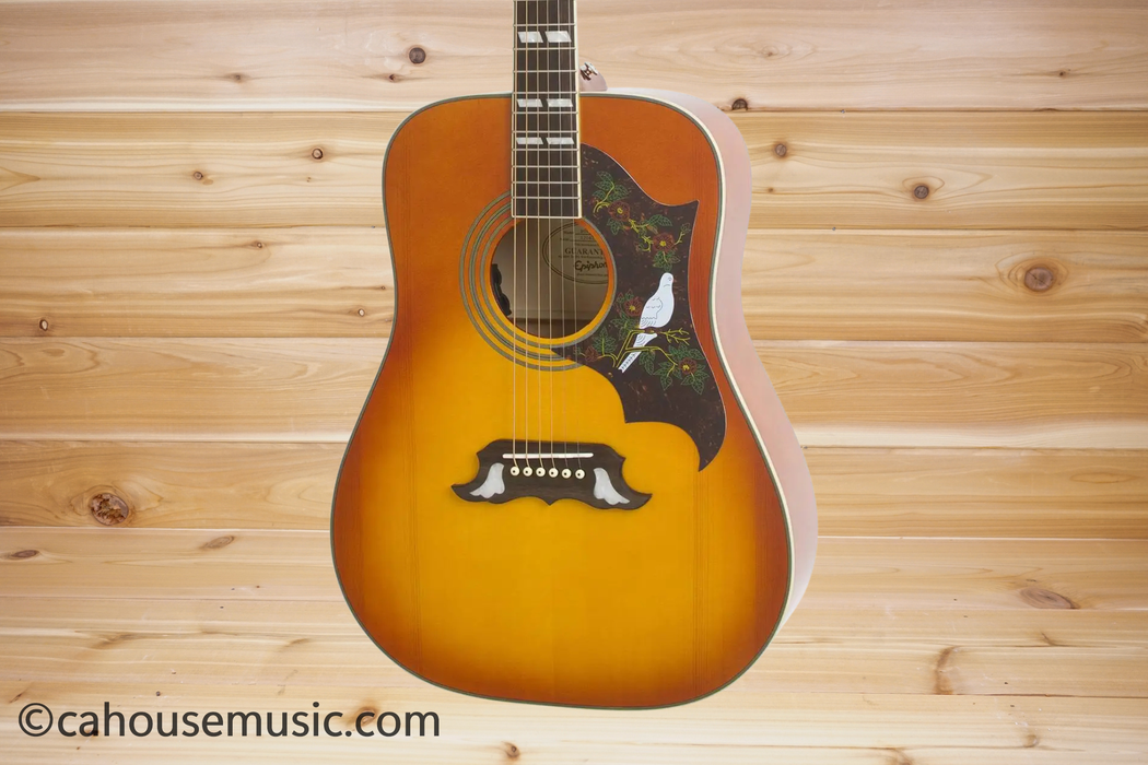 Epiphone Dove Pro Violinburst Square Shoulder Dreadnought Acoustic-Electric Guitar