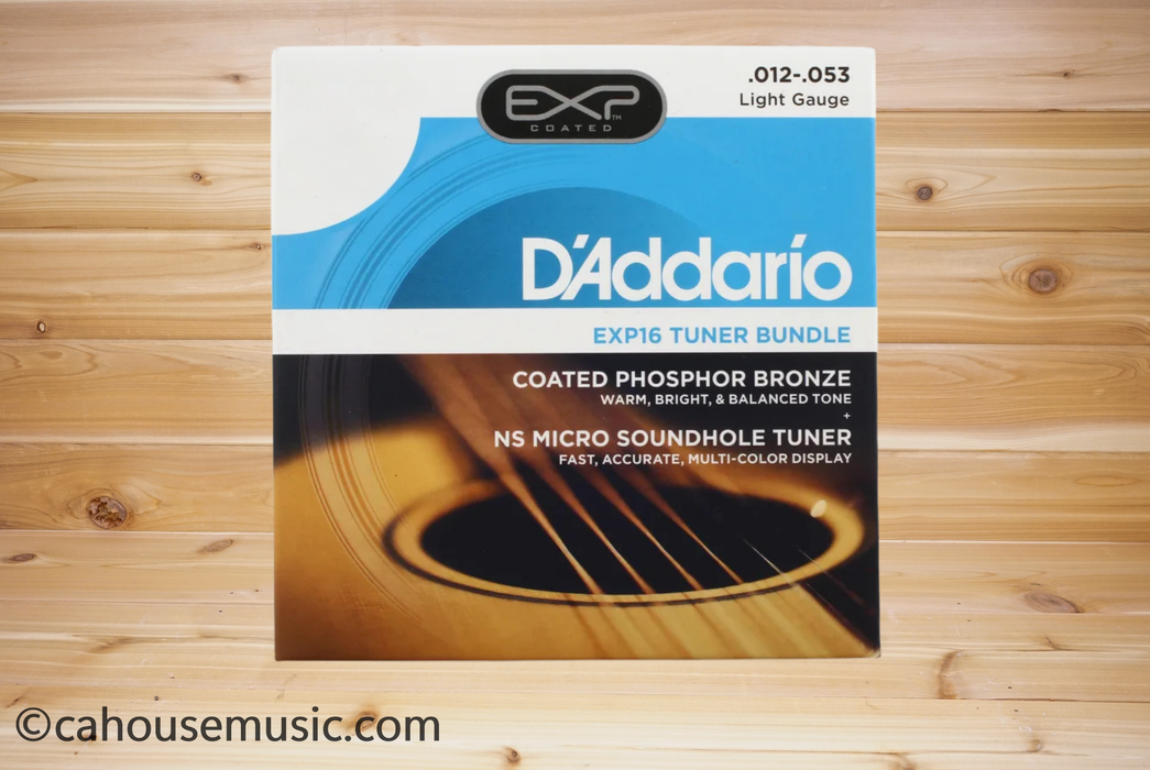 D'Addario EXP16 Coated Phosphor Bronze Acoustic Guitar Strings