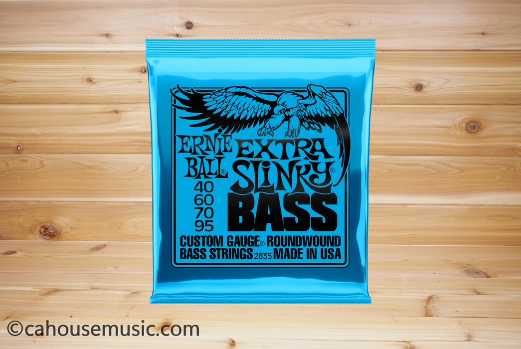 Ernie Ball Extra Slinky Nickel Wound Electric Bass Strings 40-95