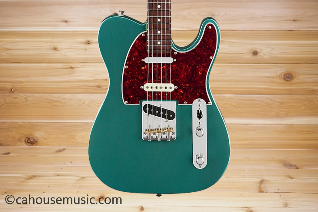 Fender American Professional Classic Hotshot Telecaster Rosewood Fingerboard Faded Sherwood Green Metallic Electric Guitar