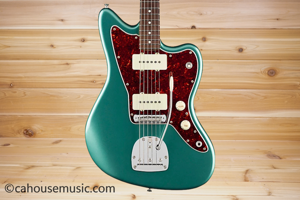Fender American Professional Classic Jazzmaster Faded Sherwood Green Metallic Electric Guitar