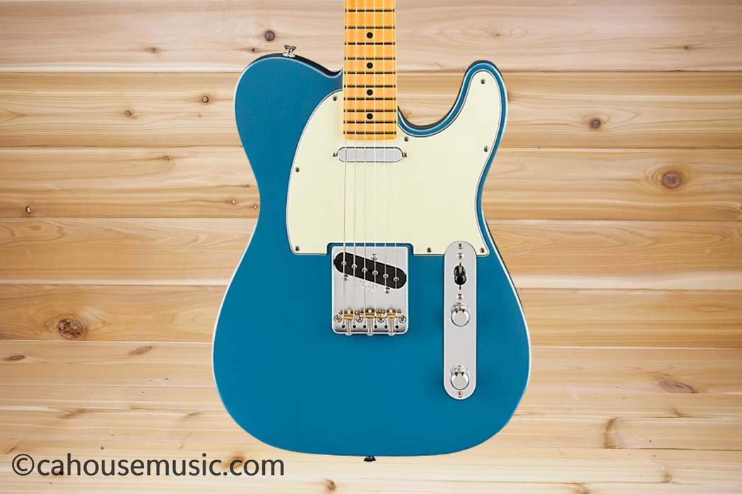 Fender American Professional Classic Telecaster Maple Fingerboard Faded Lake Placid Blue Electric Guitar