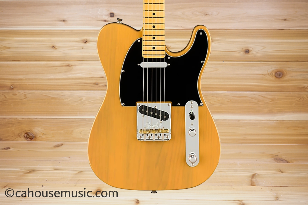 Fender American Professional II Telecaster Butterscotch Blonde Electric Guitar