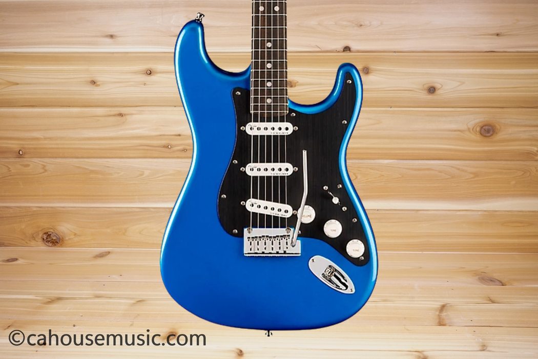 Fender American Ultra II Stratocaster Noble Blue Ebony Fingerboard Electric Guitar