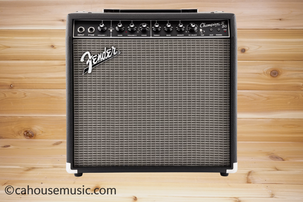 Fender Champion II 50 50W Modeling Combo Guitar Amplifier