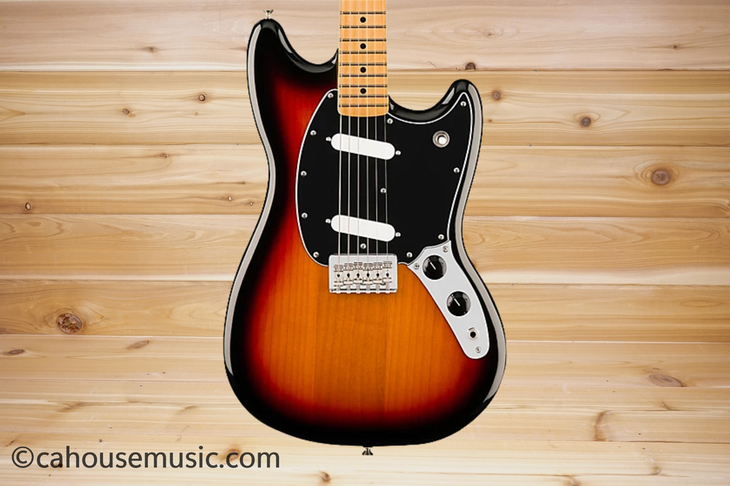 Fender Player II Mustang Maple Fingerboard 3-Color Sunburst Mustang Electric Guitar