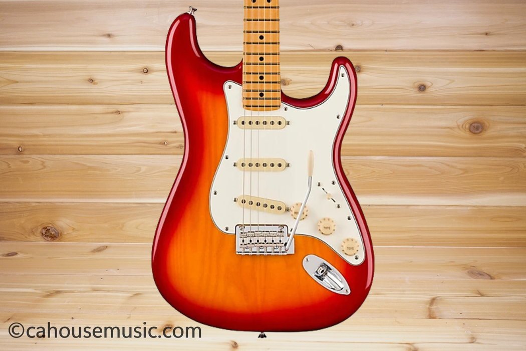 Fender Player II Stratocaster Aged Cherry Burst Maple Fingerboard Electric Guitar