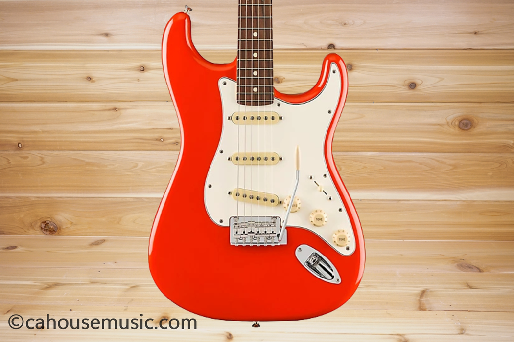 Fender Player II Stratocaster Coral Red Rosewood Fingerboard Electric Guitar