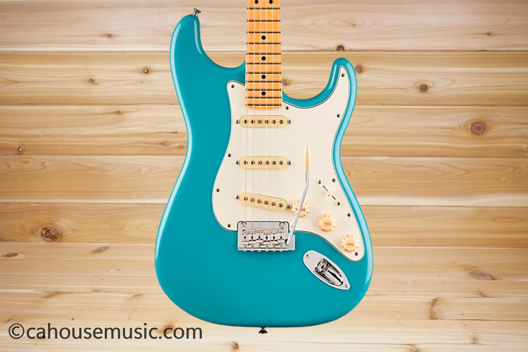 Fender Player II Stratocaster Maple Fingerboard Aquatone Blue Electric Guitar