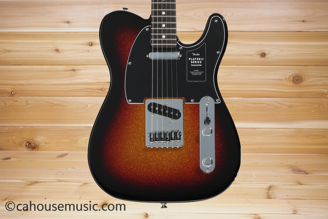 Fender Player II Telecaster Rosewood Fingerboard Sparkle 3-Color Sunburst Electric Guitar