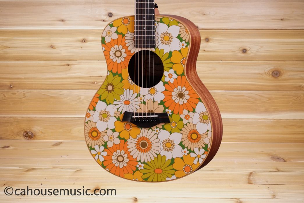Taylor GS Mini-e Special Edition Floral Green GS Mini Acoustic-Electric Guitar