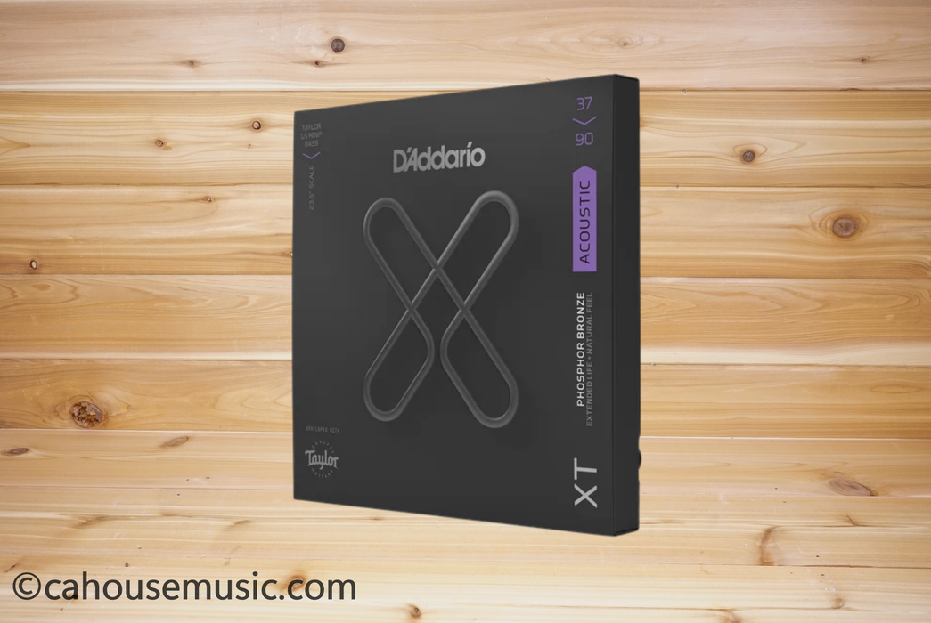 D'Addario XTB3790GS XT Coated Phosphor Bronze Acoustic Bass Strings for Taylor GS Mini