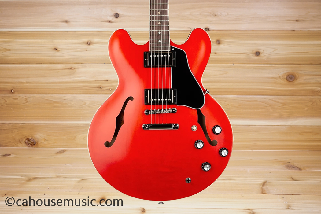 Gibson ES-335 Satin Cherry Semi-Hollowbody Electric Guitar
