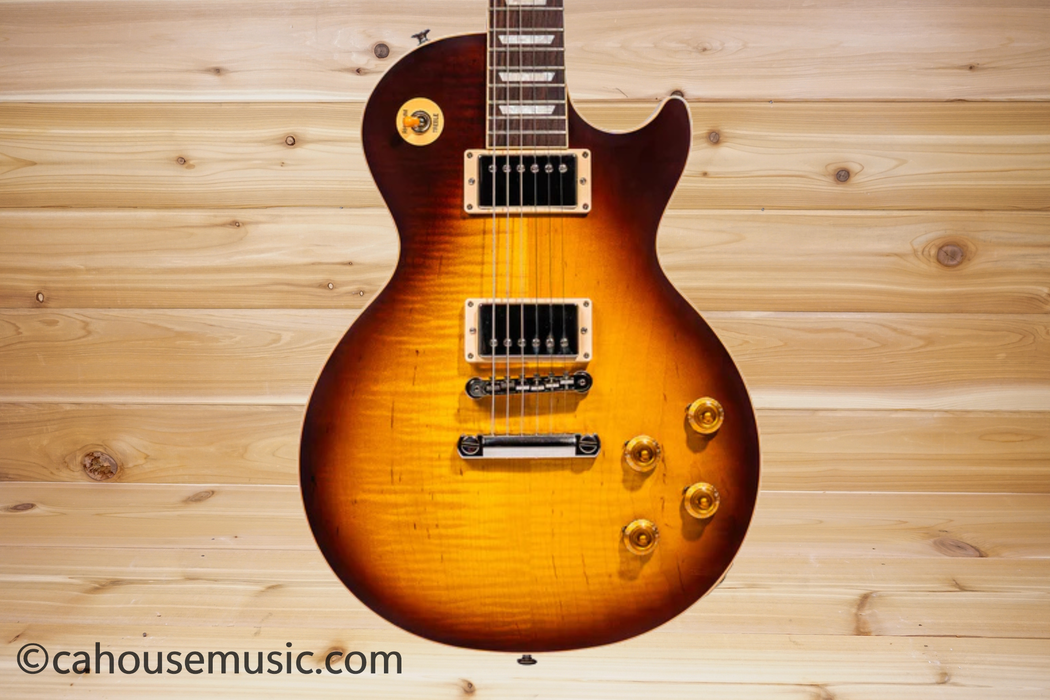 Gibson Les Paul Standard 50s Faded Vintage Tobacco Burst Electric Guitar