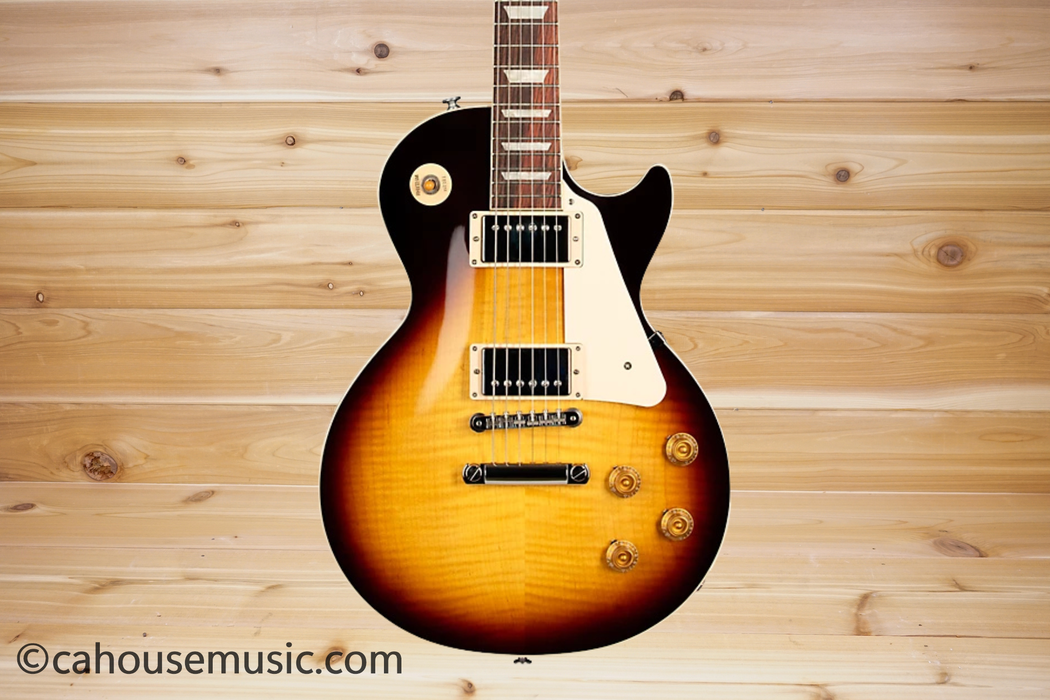 Gibson Les Paul Standard 50s Figured Top Tobacco Burst Electric Guitar
