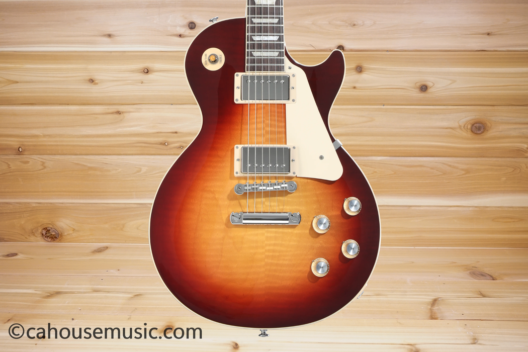 Gibson Les Paul Standard '60s Figured Top Bourbon Burst Electric Guitar