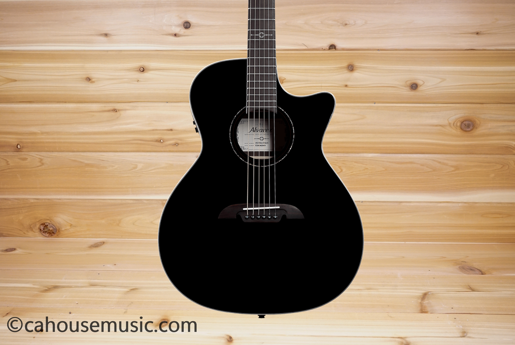 Alvarez AG70CE Black Grand Auditorium Acoustic-Electric Guitar