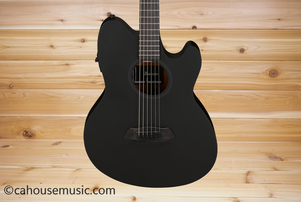Ibanez Talman TCY621 Blackout Double Cutaway Acoustic-Electric Guitar